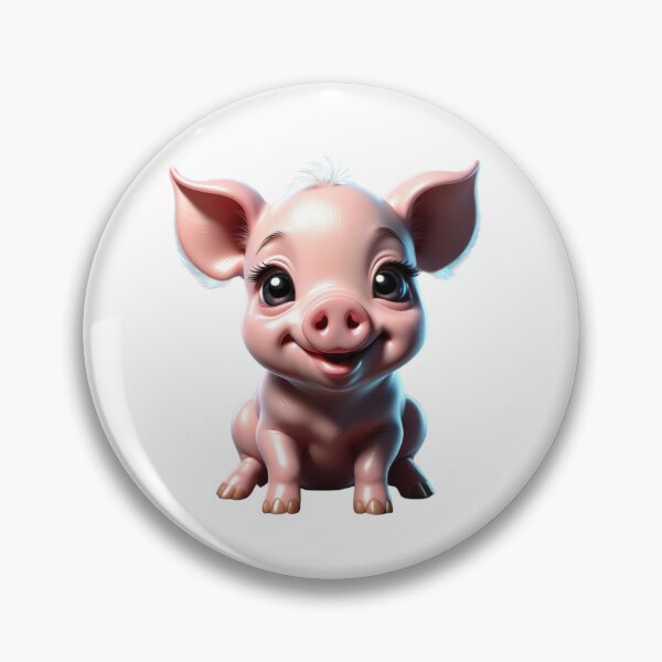 Item preview, Cute baby cartoon pig ilustration designed and sold by Inspyralia.