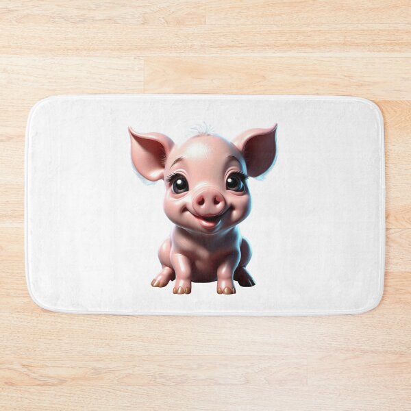 Item preview, Cute baby cartoon pig ilustration designed and sold by Inspyralia.
