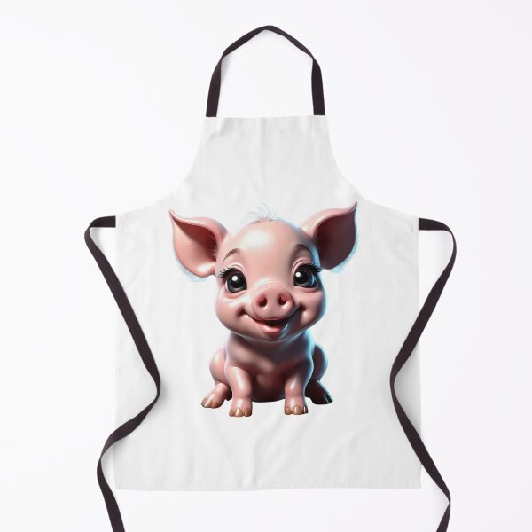 Item preview, Cute baby cartoon pig ilustration designed and sold by Inspyralia.