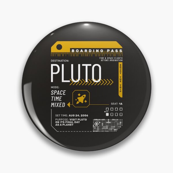 Item preview, Pluto Planet Time Travel Boarding Pass designed and sold by Eurokollektiv.