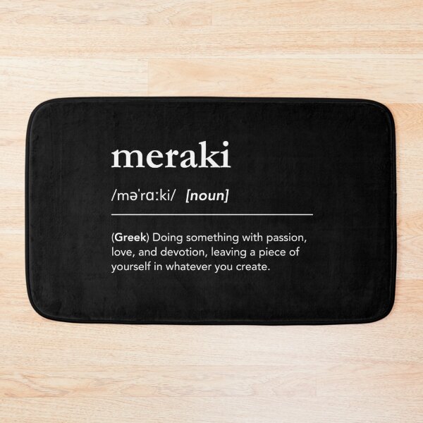 Item preview, Meraki definition, meraki meaning, greek words dictionary art, mindful design, creative energy designed and sold by lagunaklein.