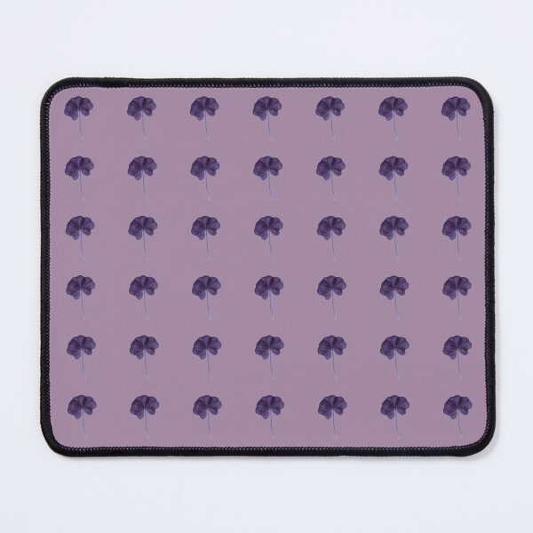 Item preview, Real Five Leaf Clover Neutral Lavender Violet St. Patrick's Day designed and sold by kattakitty.