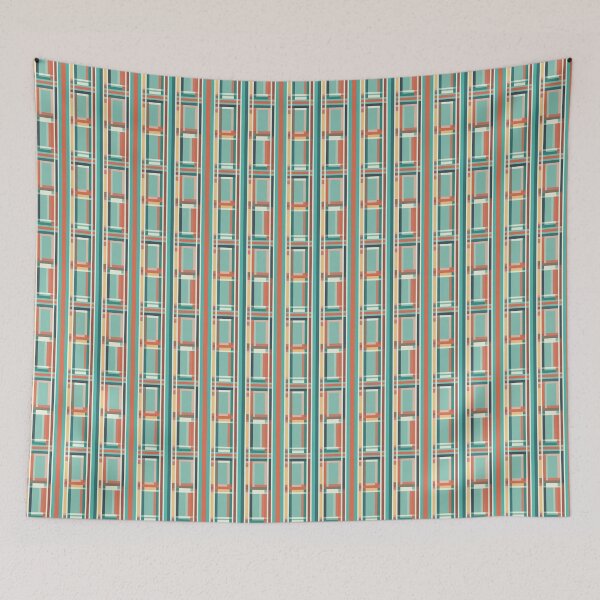 Item preview, Vibrant Block Lines designed and sold by PixelPatchwork.