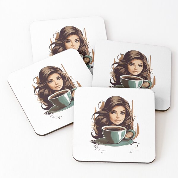 Item preview, just a girl who love coffe, funny gift , coffe lover  designed and sold by masteryStore.