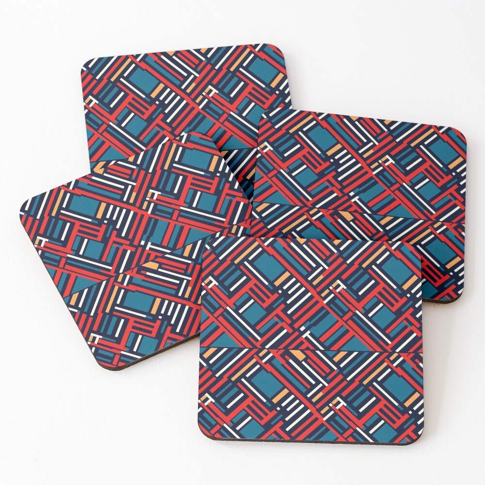 Item preview, Coasters (Set of 4) designed and sold by PixelPatchwork.