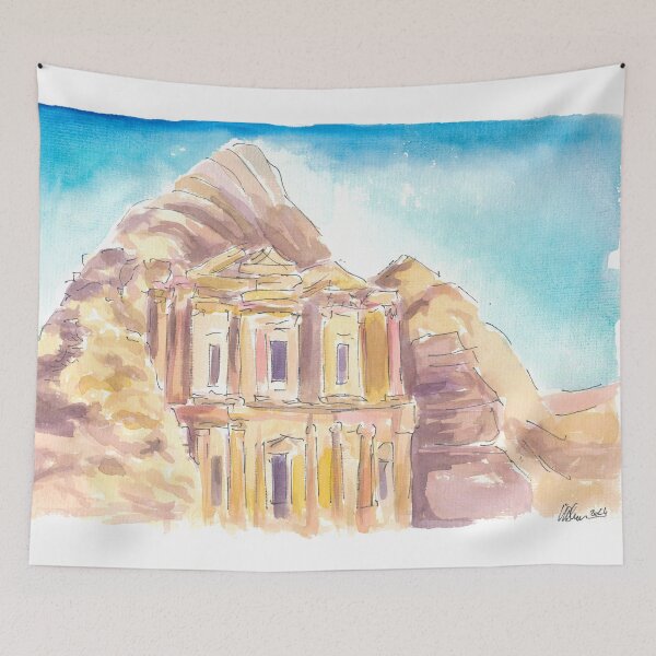 Item preview, Petra Jordan Rose-Red and Rock-Cut designed and sold by artshop77.