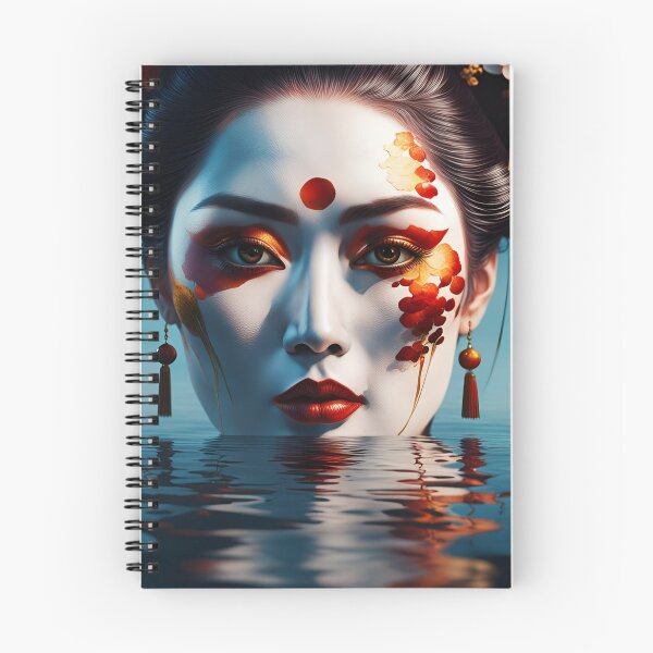 Item preview, Geisha half under the water designed and sold by Coolparrotgirl.