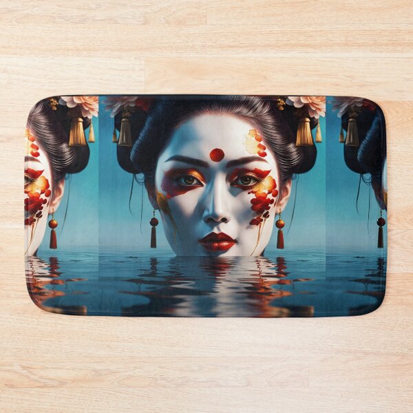 Item preview, Geisha half under the water designed and sold by Coolparrotgirl.