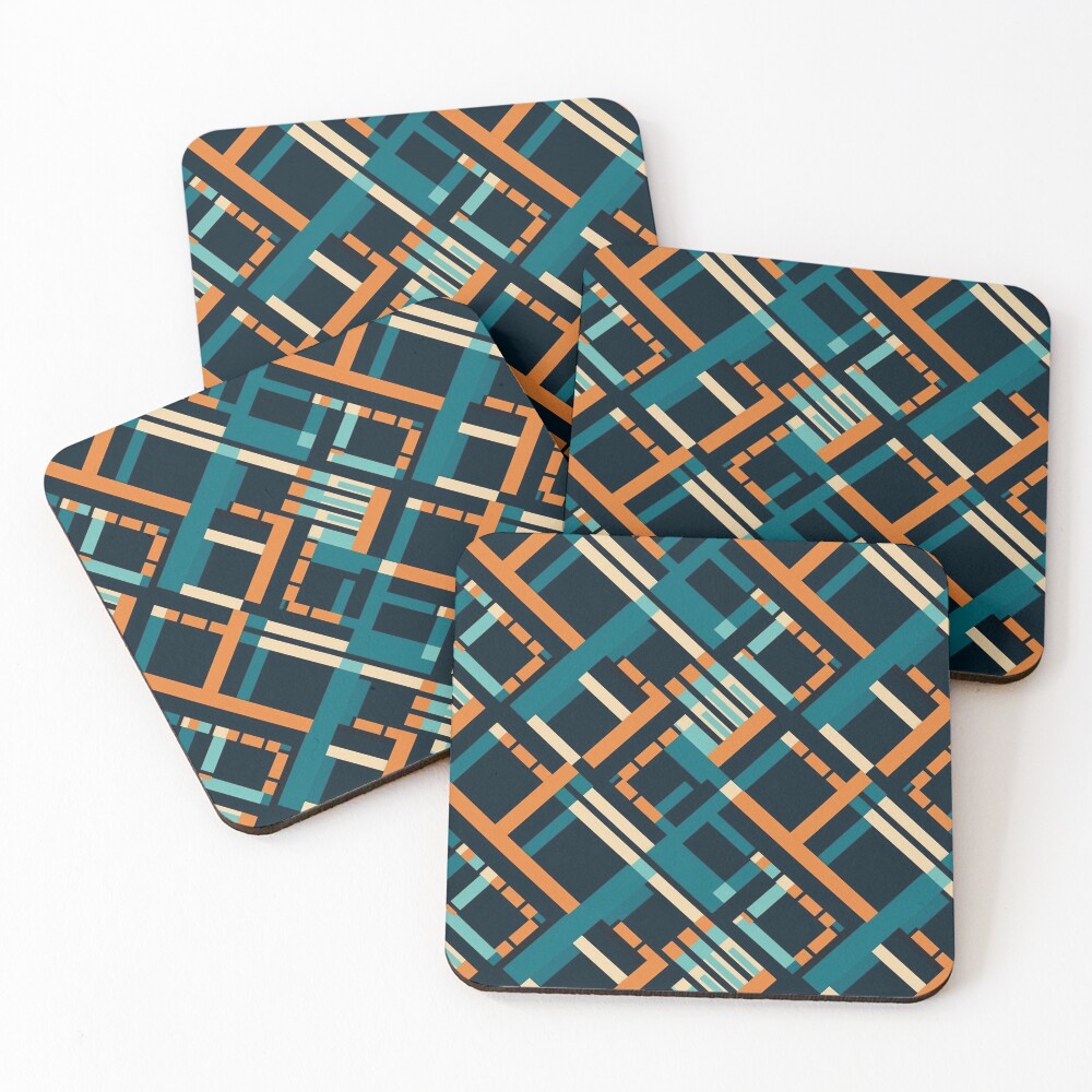 Item preview, Coasters (Set of 4) designed and sold by PixelPatchwork.