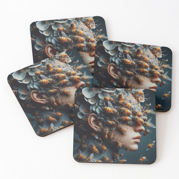 Item preview, Clamor  Aristocratic  Lady  Portrait Fashion Bee Artificial intelligence Ai designed and sold by AiPoliviosArt.