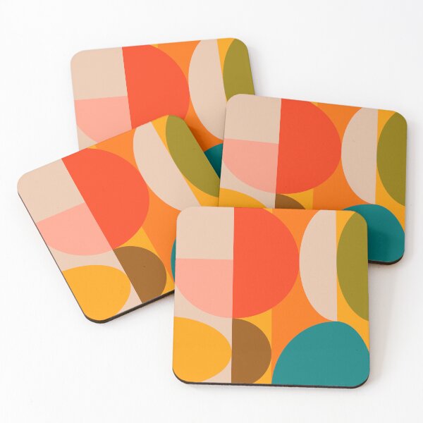 Item preview, Bauhaus geometric, retro design, round, summer designed and sold by Ana-Rut-Bre.