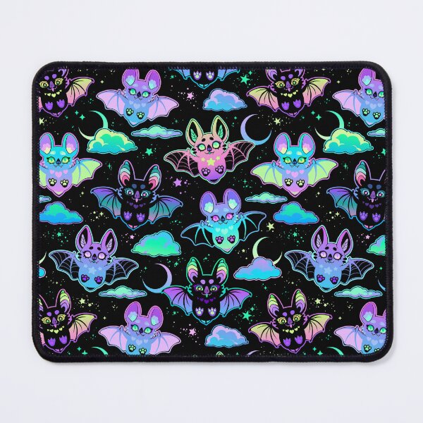 Item preview, Kawaii Pastel Alien Satanic Goth Spooky Bat & Moon designed and sold by 13ThDimension.