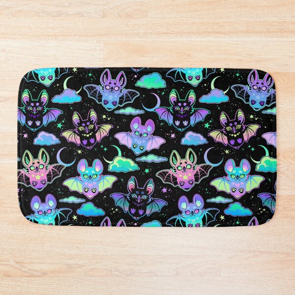 Item preview, Kawaii Pastel Alien Satanic Goth Spooky Bat & Moon designed and sold by 13ThDimension.