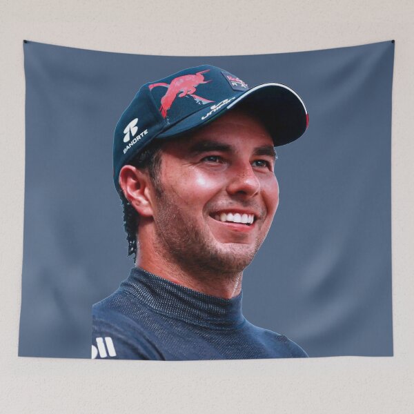 Item preview, Sergio Checo F1 Driver Smile F1 Team Max Teammate designed and sold by FormulaGTee1.