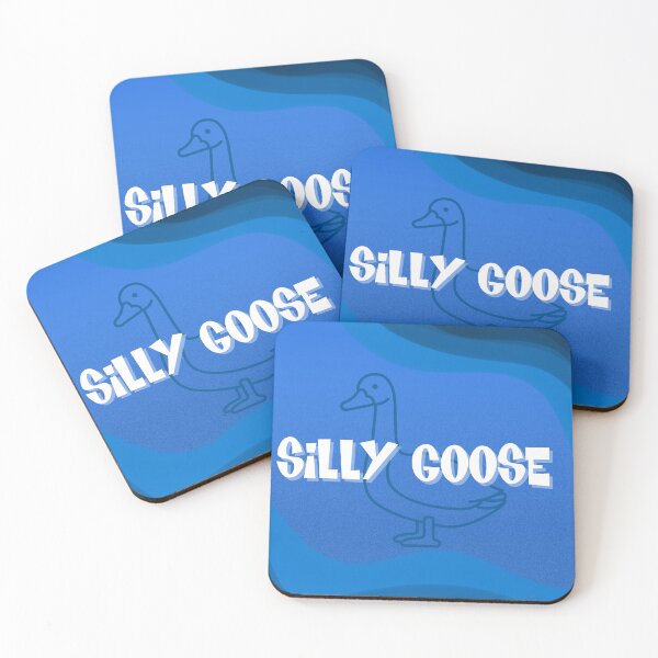 Item preview, Silly Goose Wavy Blue  designed and sold by KruseCraftwork.