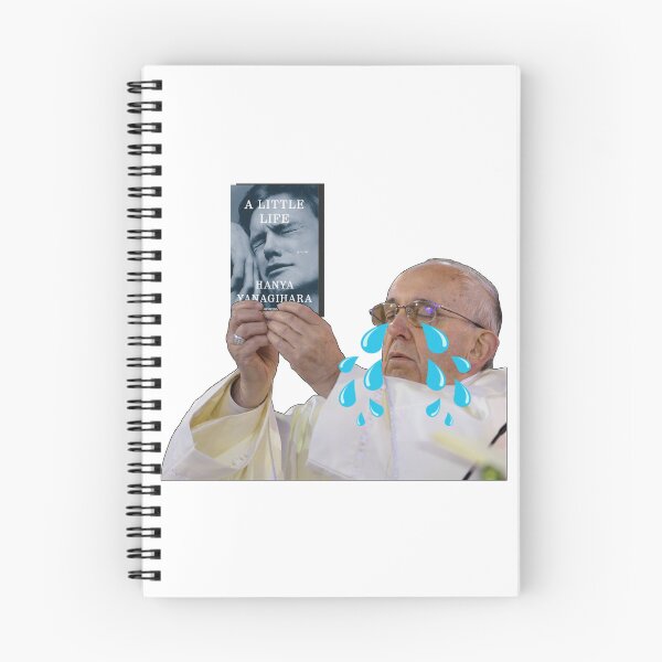 Item preview, Crying Pope Holding A Little Life Hanya Yanagihara  designed and sold by baranskini.