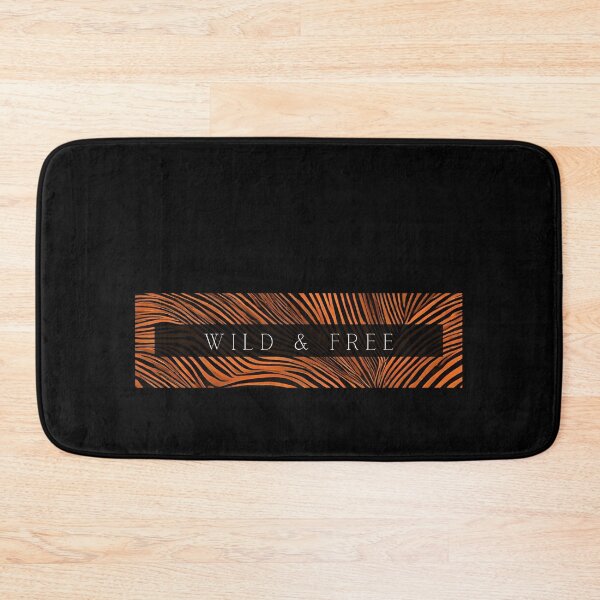 Item preview, Wild & Free - simple text, minimalism designed and sold by coolvibes-shop.