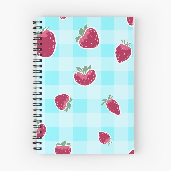 Item preview, Strawberry Picnic Aqua Gingham designed and sold by KarenEHaley.