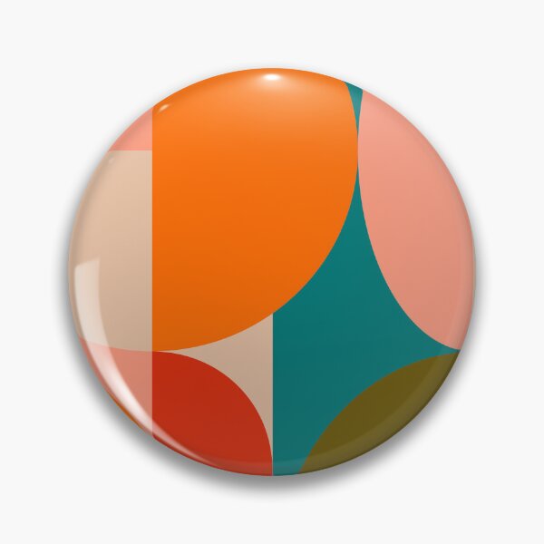 Item preview, Bauhaus geometric, retro design, round, summer, variation 1 designed and sold by Ana-Rut-Bre.