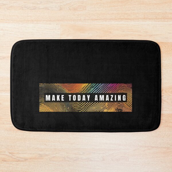 Item preview, Make today amazing - simple text, minimalism designed and sold by coolvibes-shop.