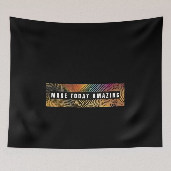 Item preview, Make today amazing - simple text, minimalism designed and sold by coolvibes-shop.