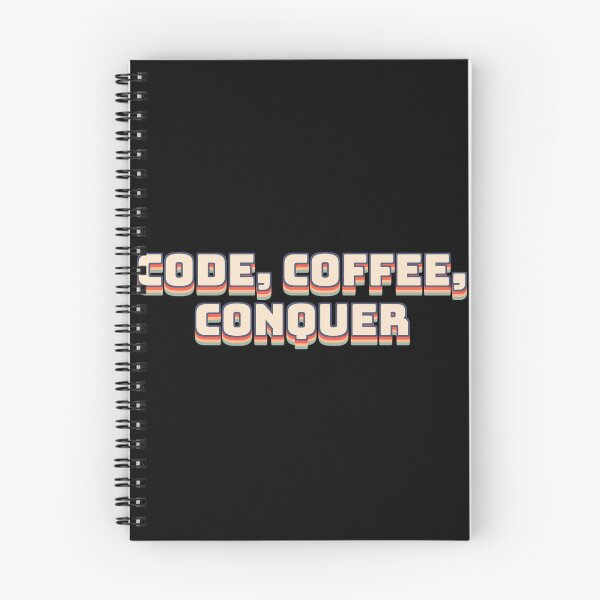 Item preview, Code, Coffee, Conquer designed and sold by QuoteQuest.