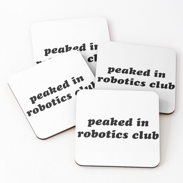 Item preview, peaked in robotics club designed and sold by wordswithfonts.