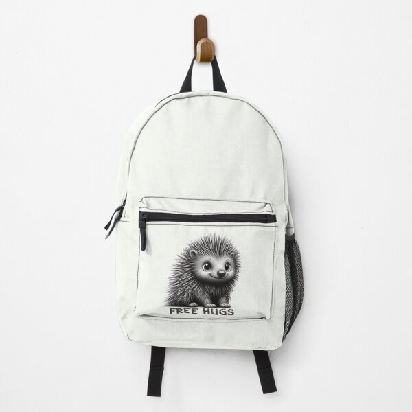 Item preview, Hedgehog Embrace - "Free Hugs" Illustration designed and sold by RuyaFab.