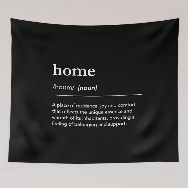 Item preview, Home definition, definition of home, gifts for house warming, gifts for newlywed designed and sold by lagunaklein.
