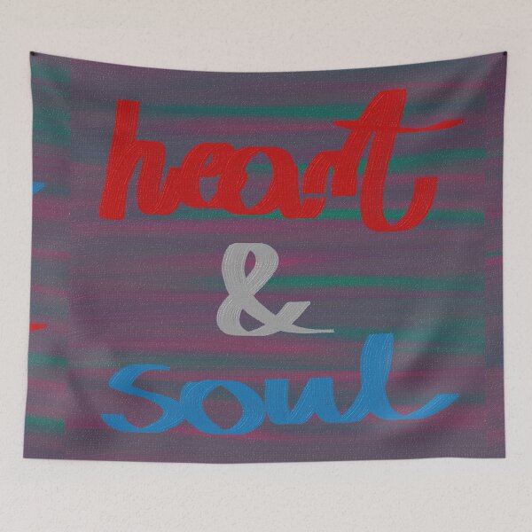 Item preview, HEART & SOUL word art print designed and sold by nataliavandalia.