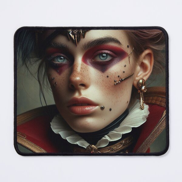 Item preview, Clamor Aristocratic Gothic Lady Portrait Fashion Artificial intelligence Ai designed and sold by AiPoliviosArt.