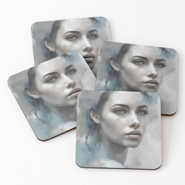 Item preview, Serene Blue-Grey - Tranquil Shades Lysandra designed and sold by BPMagic.