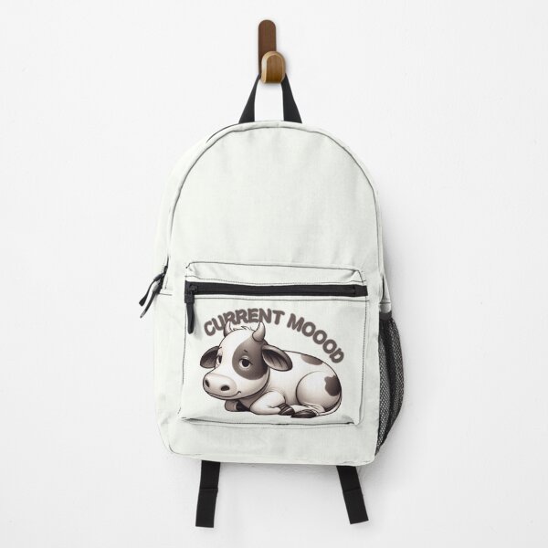 Item preview, Chilled-Out Bovine - "Current Mooood" Illustration designed and sold by RuyaFab.