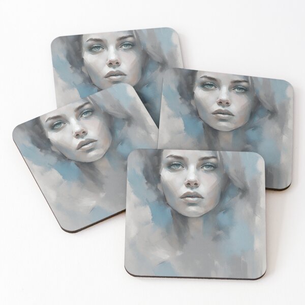 Item preview, Serene Blue-Grey - Tranquil Shades Soraya designed and sold by BPMagic.