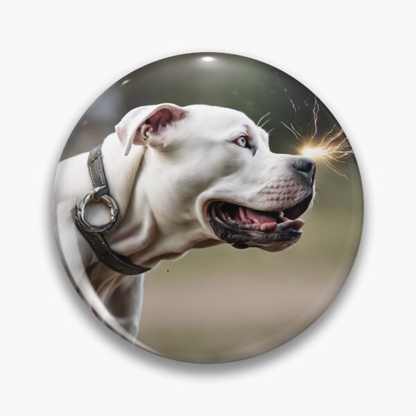 Item preview, Cute Dogo Argentino with Lithnig in his nose designed and sold by andrew758.