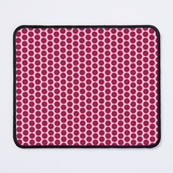 Item preview, Red and Pink Tiled Round Abstract Mandala Print designed and sold by kattakitty.