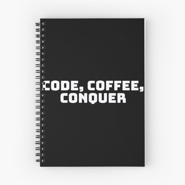 Item preview, Code, Coffee, Conquer designed and sold by QuoteQuest.
