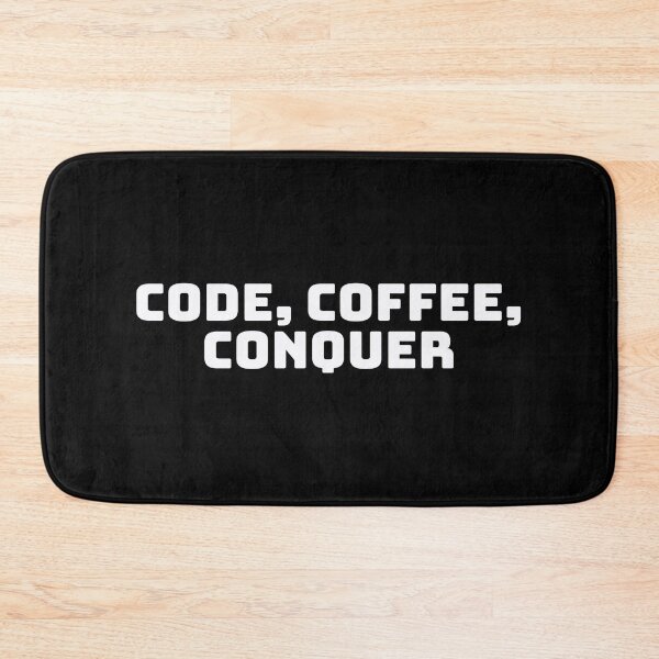 Item preview, Code, Coffee, Conquer designed and sold by QuoteQuest.