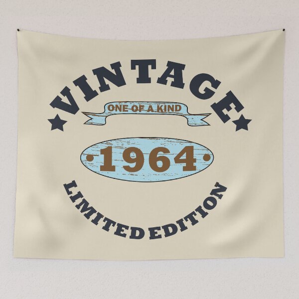 Item preview, Born in 1964 vintage retro classic birthday designed and sold by Alexaltay.