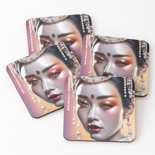 Item preview, Ethereal Geisha with pearl designed and sold by Coolparrotgirl.