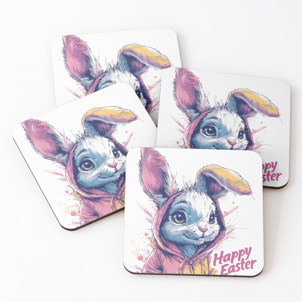 Item preview, Spring joy: Colorful Easter cartoon collection, Easter bunny, gift, colorful eggs designed and sold by RiSchuDesign.