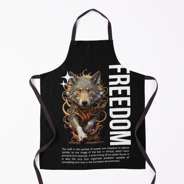 Item preview, The Wolf and Freedom designed and sold by PatronesKawai.