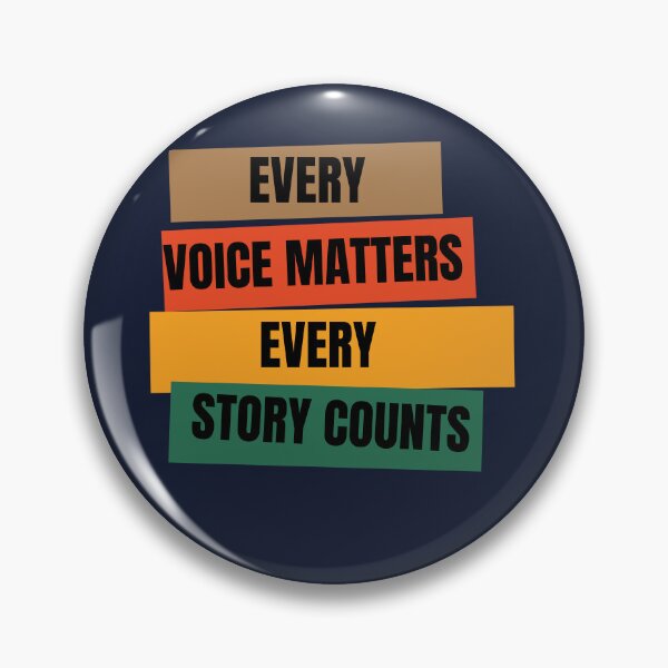 Item preview, Every Story Countsoice Matters. Every Story Counts: Black History Month Design for All Ages designed and sold by InkPrintables.