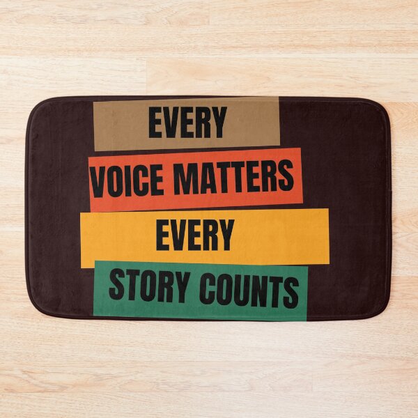 Item preview, Every Story Countsoice Matters. Every Story Counts: Black History Month Design for All Ages designed and sold by InkPrintables.