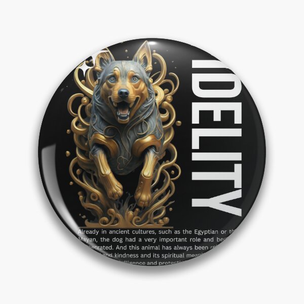 Item preview, The dog and Fidelity designed and sold by PatronesKawai.