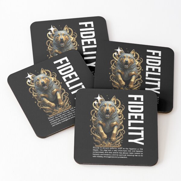 Item preview, The dog and Fidelity designed and sold by PatronesKawai.
