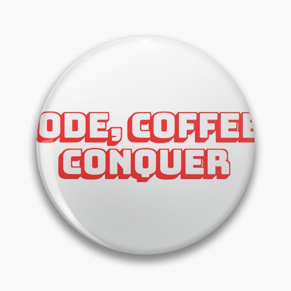 Item preview, Code, Coffee, Conquer designed and sold by QuoteQuest.