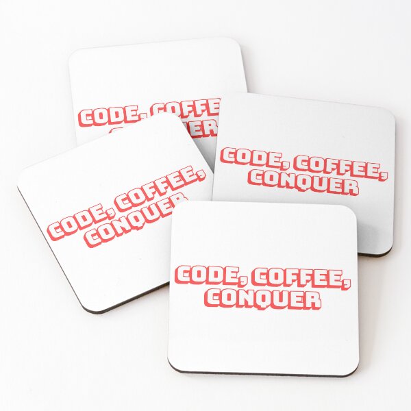 Item preview, Code, Coffee, Conquer designed and sold by QuoteQuest.