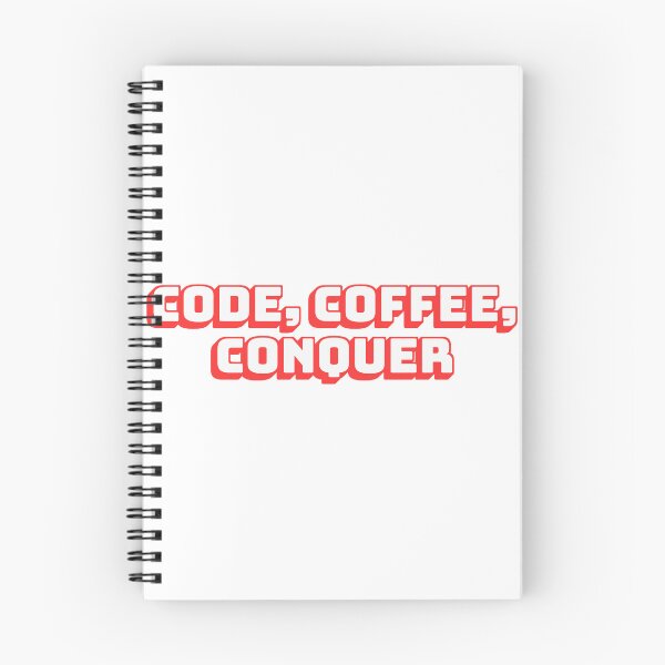 Item preview, Code, Coffee, Conquer designed and sold by QuoteQuest.