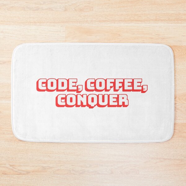 Item preview, Code, Coffee, Conquer designed and sold by QuoteQuest.